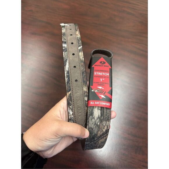 NWT Mossy Oak Camouflage Men’s Belt Size 34/36 - Picture 2 of 5